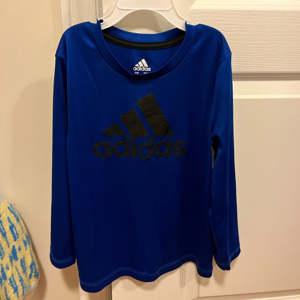 Adidas Kids Blue Long Sleeve Shirt💙